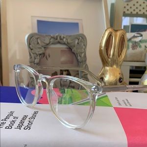Warby Parker Haskell Crystal Acetate Glasses